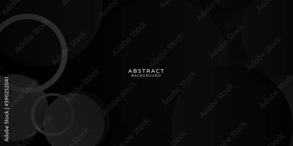 Wall mural Abstract dynamic black with tribal style background design. Graphic design template 