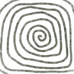 bright Abstract watercolor drawing on a paper image