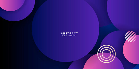 Abstract 3d rendering of a modern geometric circles background. Simple design for poster, cover, branding, banner, placard. 