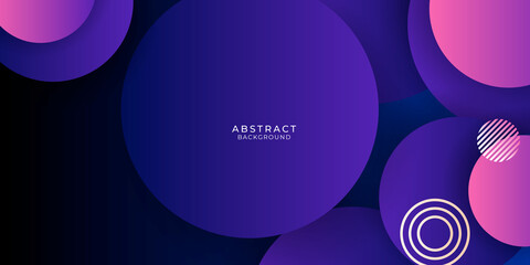 Abstract 3d rendering of a modern geometric circles background. Simple design for poster, cover, branding, banner, placard. 
