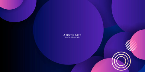 Abstract 3d rendering of a modern geometric circles background. Simple design for poster, cover, branding, banner, placard. 