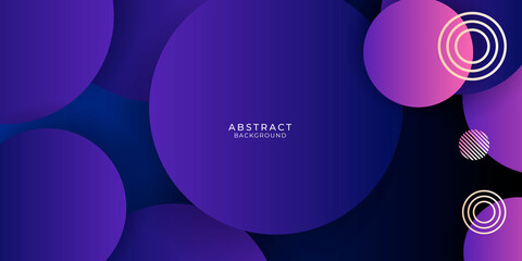 Abstract 3d rendering of a modern geometric circles background. Simple design for poster, cover, branding, banner, placard. 