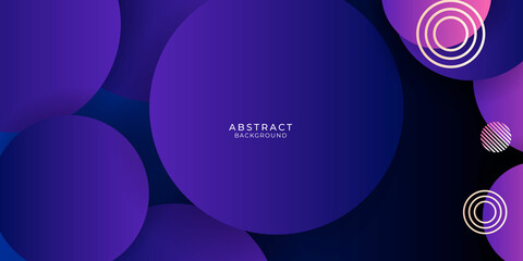 Abstract 3d rendering of a modern geometric circles background. Simple design for poster, cover, branding, banner, placard. 