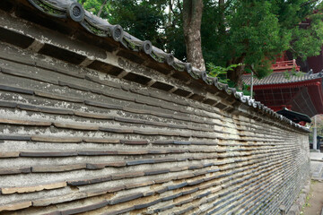 増上寺　築地塀