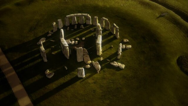 Historical monument Stonehenge in England, UK