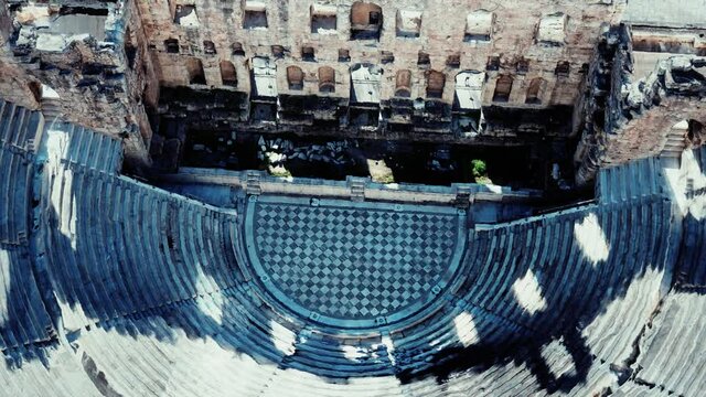 The Odeon theatre at Athens Acropolis