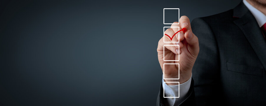 Voting and election concept. Making the right decision