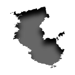 和歌山　地図　シルエット　アイコン