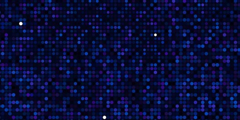 Dark Pink, Blue vector background with spots.