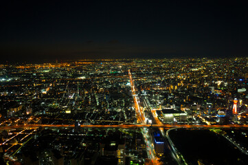 Fototapeta premium 大阪夜景 2020年10月 