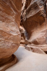 ペトラ遺跡の道