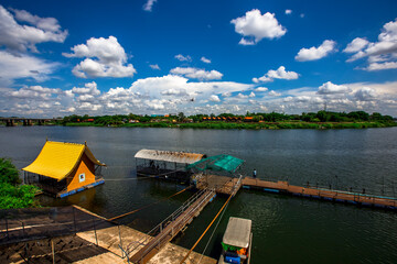 Background of religious tourist attractions in Ubon Ratchathani province of Thailand (Wat Su...