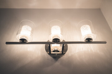 lamps on the ceiling