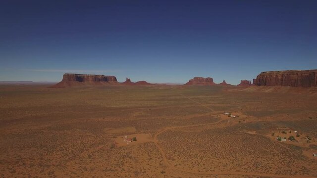 Monument valley at Arizona desert
