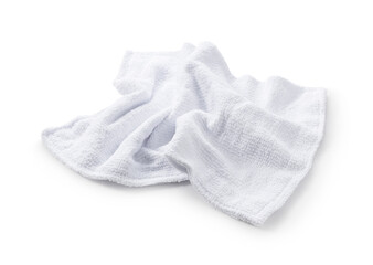 dust cloth placed on a white background