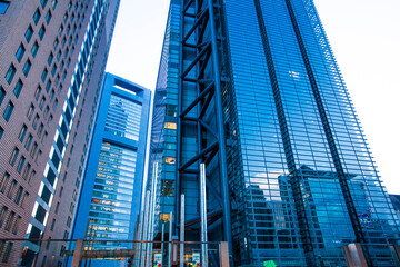 Fototapeta premium 汐留のビル群
