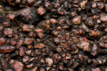 Macro Photo of Tiny Rock for Grunge Background