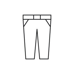 Pants icon design isolated on white background
