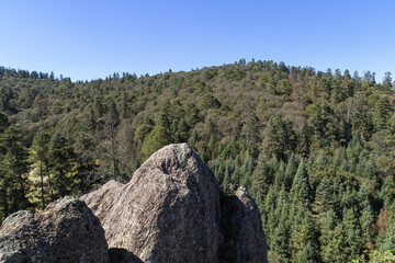 Peñas Cargadas Hidalgo Mexique - El Chico National Park Mexico