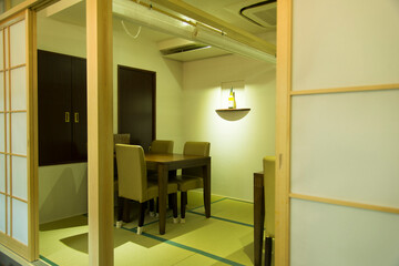 モダンな料理店