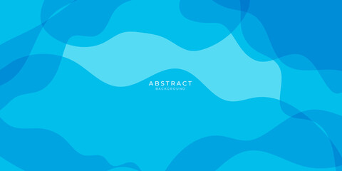 Blue wave abstract presentation background. 