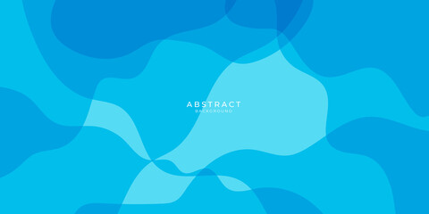 Blue wave abstract presentation background. 