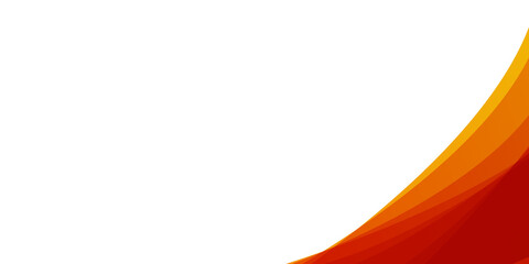 Simple minimal orange red yellow wavy curve presentation background. Vector illustration design for business presentation, banner, cover, web, flyer, card, poster, game, texture, slide, magazine