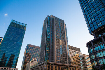 Obraz premium JPタワーと丸ビル