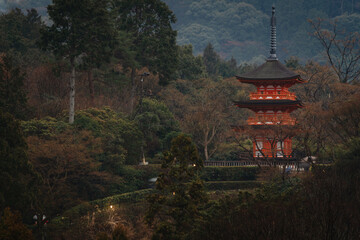 Kiyomizu-dera Temple in  Kyoto, Japan