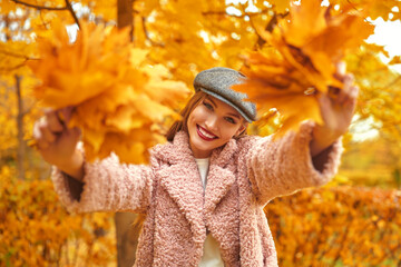 bouquet of maple leaves