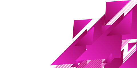 Pink purple white abstract geometric presentation background. Vector illustration design for business presentation, banner, cover, web, flyer, card, poster, game, texture, slide, magazine, and powerpo