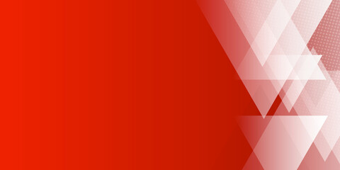 Obraz premium Red abstract triangles background for presentation