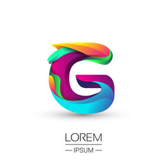 G letter colorful logo, Vector design template elements for your Logo And company identity.