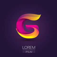 G letter colorful logo, Vector design template elements for your Logo And company identity.
