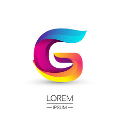 G letter colorful logo, Vector design template elements for your Logo And company identity.