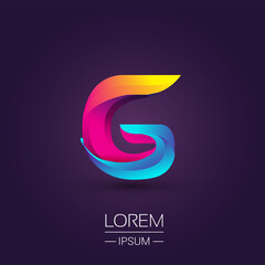 G letter colorful logo, Vector design template elements for your Logo And company identity.