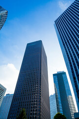 Obraz premium 新宿のオフィスビル群