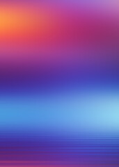 Dark abstract background with ultraviolet neon glow. Blurry neon