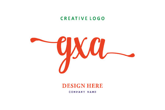 GXA lettering logo is simple, easy to understand and authoritative