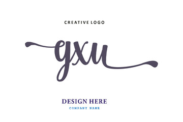 GXU lettering logo is simple, easy to understand and authoritative