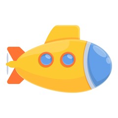 Adventure bathyscaphe icon. Cartoon of adventure bathyscaphe vector icon for web design isolated on white background