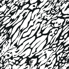 Seamless vector black and white pattern. Geometric background for fabric, textile, wrapping etc.