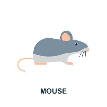 Mouse icon. Simple element from home animals collection. Creative Mouse icon for web design, templates, infographics and more