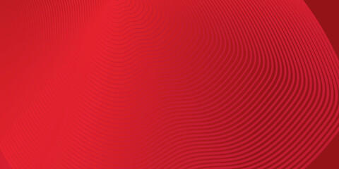 Vector abstract red wavy background. Curve flow motion 