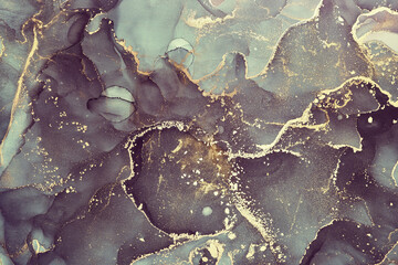 Fluid Art . Modern аbstract colorful background, wallpaper. Mixing acrylic paints. Marble texture. Alcohol ink colors translucent