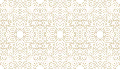 Seamless vector pattern in authentic arabian style