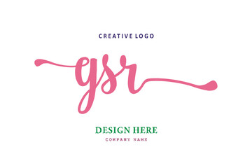 GSR lettering logo is simple, easy to understand and authoritative