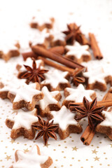 gingerbread cookies and spices- festive confectionery