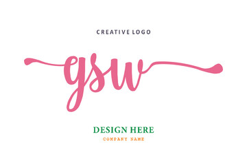 GSW lettering logo is simple, easy to understand and authoritative