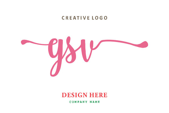 GSV lettering logo is simple, easy to understand and authoritative